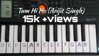 Tum hi ho easy piano tutorial.