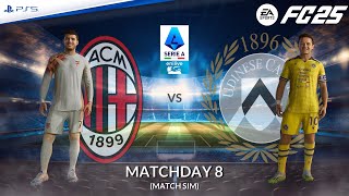 Milan - Udinese ⚽️ Serie A 2024/25 Match Sim ft. Morata, Thauvin | FC 25