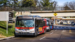 Wmata Metrobus 2006 New Flyer D40LFR #6119 on Route P12 Addison Road Metro Station