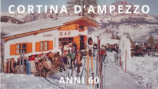 Cortina d' Ampezzo 1968 skying Dolomiti funivia neve Cime Lavaredo home movie vintage footage