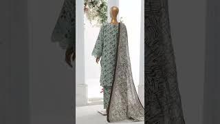 Bin Saeed Exclusive RTW Chikankari Embroidered Khaddar