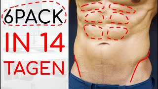 Sixpack in 14 Tagen Challenge: 5 Bauchmuskelübungen für schnellen Erfolg