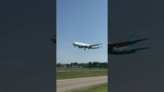 Maersk Air 767-300F Landing in Rockford