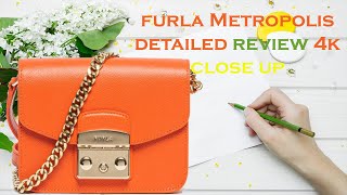 NEW FURLA METROPOLIS Mini Crossbody Detailed  4K CLOSE UP 2021 HAUL review