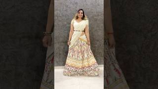 Easy lehenga hack/ try for navratri or Onam or any occasion #lehengahack #onamlook #navratrispecial