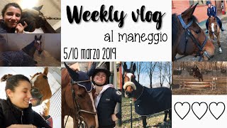 La mia settimana bianca | Weekly vlog al maneggio | Pernilla Iperti