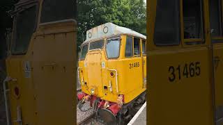 Class 31 loco at Stanhope: operating an afternoon tea train on 28/06/24. #train #railway #trains