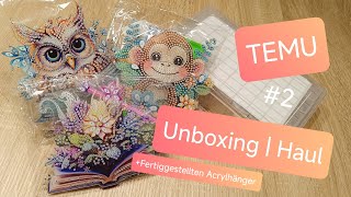 💎 Diamond Painting Unboxing | HAUL | Meine 2. Bestellung bei TEMU 🛍️