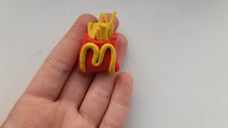 ЛЕПКА КАРТОШКИ ФРИ ИЗ MCDONALS/КАК СЛЕПИТЬ КАРТОШКУ ФРИ ИЗ MC?