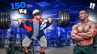 FAKE WEIGHTS in gym PRANK... | ANATOLY pretended to be a Beginner #1