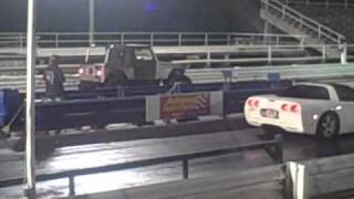 5.9 Jeep Wrangler Races Corvette