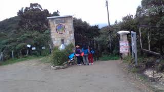 SOPO Entrada Parque ecológico pionono entrada 3250 metros de altura cerro de las águilas