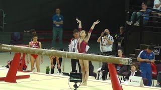 Claire Martin (FRA) - Beam - 2015 European Championships (Quals)