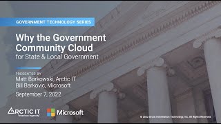 Why the Government Community Cloud