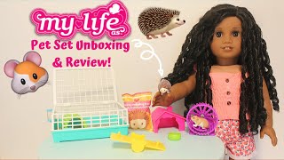 My Life As SMALL PET SET Unboxing Hamster & Hedgehog I Perfect For American Girl Doll