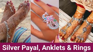 Silver Jewellery Collection | Silver Payal Silver Rings