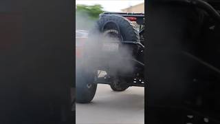 👀💨CUMMINS TURBO DIESEL JEEP RIPS! #shorts #truck #jeep #diesel