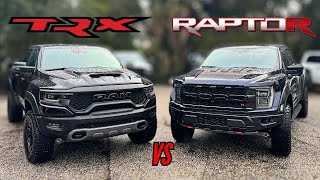 RAM TRX vs Ford Raptor R.  Who is really the KING?