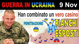 9 Nov: Difese Assottigliate! Ucraini PENETRANO NEI FIANCHI | Guerra in Ucraina Spiegata