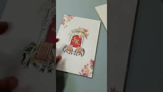 Hardbound Invitation Card With Traditional Design | Jimit Card | 1968PNReel