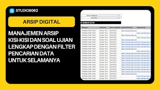 Aplikasi Manajemen Arsip Digital Sekolah Lengkap Dengan Filter Pencarian Gratis