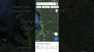 Пробки в Оулу на карте