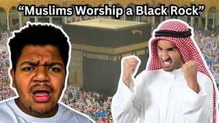 Muslim Gets Angry After Realizing Islam is Pagan and He Worships a Black Rock