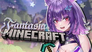 【MINECRAFT】First time joining in Fantasia - Sea VTuber MC Server!【Angy Catto | VOLs】