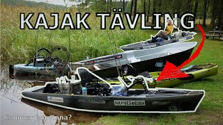 Kajakfiske - jag testar en Native slayer och tävlar i en liten insjö - Oväntad vinnare