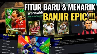 Banjir Hadiah Epic Card!!! Makin Banyak Fitur Baru & Menarik di eFootball 2025 | eFootball v4.0.0