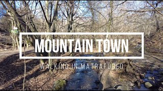 Walking in the Mountain Town of Mátrafüred - Hungary - 4k video