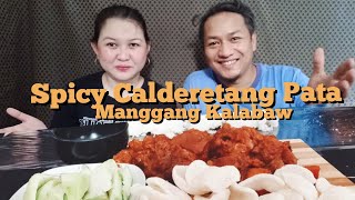 Mukbang Philippines: Spicy Calderetang Pata