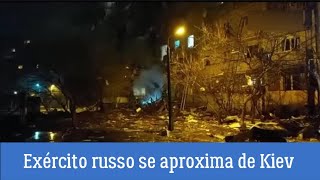 Russo se aproxima de Kiev na Ucrânia