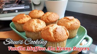 Muffin Vanila ala Kenny Rogers | Vanilla Muffins | Muffins Thermomix | Shue Mad About Muffins