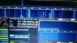 7056kHz. Радиограмма.