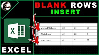 Excel Insert Blank Row Every Other Row | Shortcut for Esxel Google Sheets and Cells