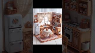 crochet kitchen miniature (share ideas) #crochet#knit#home#miniature