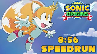 Sonic Origins - Sonic 3 & Knuckles - Tails New Game+ Glitched 8:56 Speedrun (World Record)