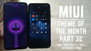 Miui 11 best theme of the month part 32 / no third party / ios theme / Avengers theme / hindi