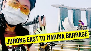 Morning ride from Jurong East to Marina Barrage // 2021.07.30