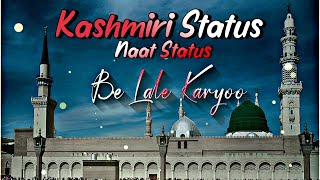 Be Lale Karyoo | New Kashmiri Whatsapp Status | Kashmiri Naat Status | #KashmiriStatus🍁