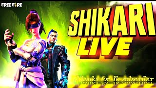 Free Fire Live Stream After 69 Years 🤣 || Garena Free Fire || Its Shikari  || #ShikariIsLive