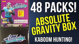 *Kaboom Hunting* 2021 Panini Absolute Football Gravity Retail Box Opening! 48 Packs!