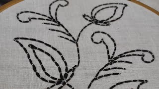 couching embroidery stitch #embroidery #couchingstitch @cathreads