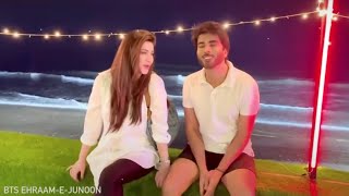 Neelam muneer and Imran Abbas BTS Ehraam-e-Junoon|#neelummuneer #ehramejunoon