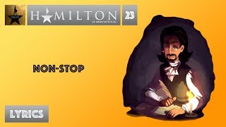 #23 Hamilton - Non-Stop [[VIDEO LYRICS]]