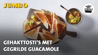 Wat eten we? Gehakttosti’s met gegrilde guacamole