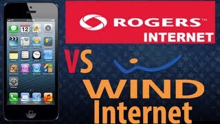 Internet Speed Test On iPhone 5 Rogers Wireless Vs. Wind Mobile