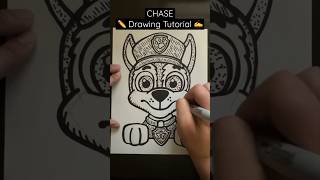 Everyone Can Draw! - CHASE ✍️ Drawing Tutorial 😀✏️ #pawpatrol #chase #chasepawpatrol