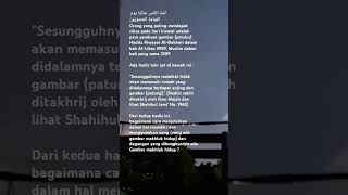 hadis larangan gambar dan patung #hadis #patung #gambar #lukisan #video